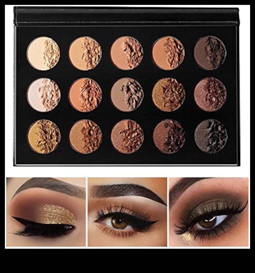 גולדן גלאם פלטת איפור למסיבה עבור יפות בעלות עור חם 3 גלאם הזהב: מחבק גוונים חמים בפלטת האיפור למסיבה שלך