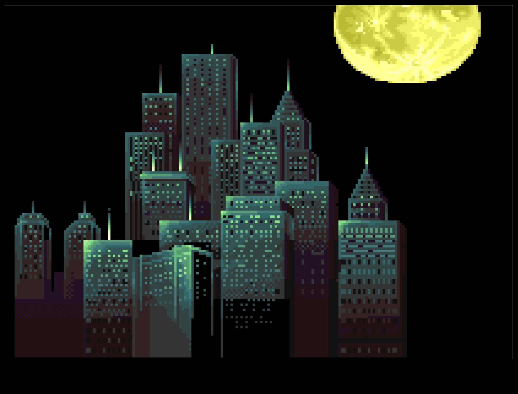 סימטריה וקווי רקיע: יצירת יופי אדריכלי בפיקסלים