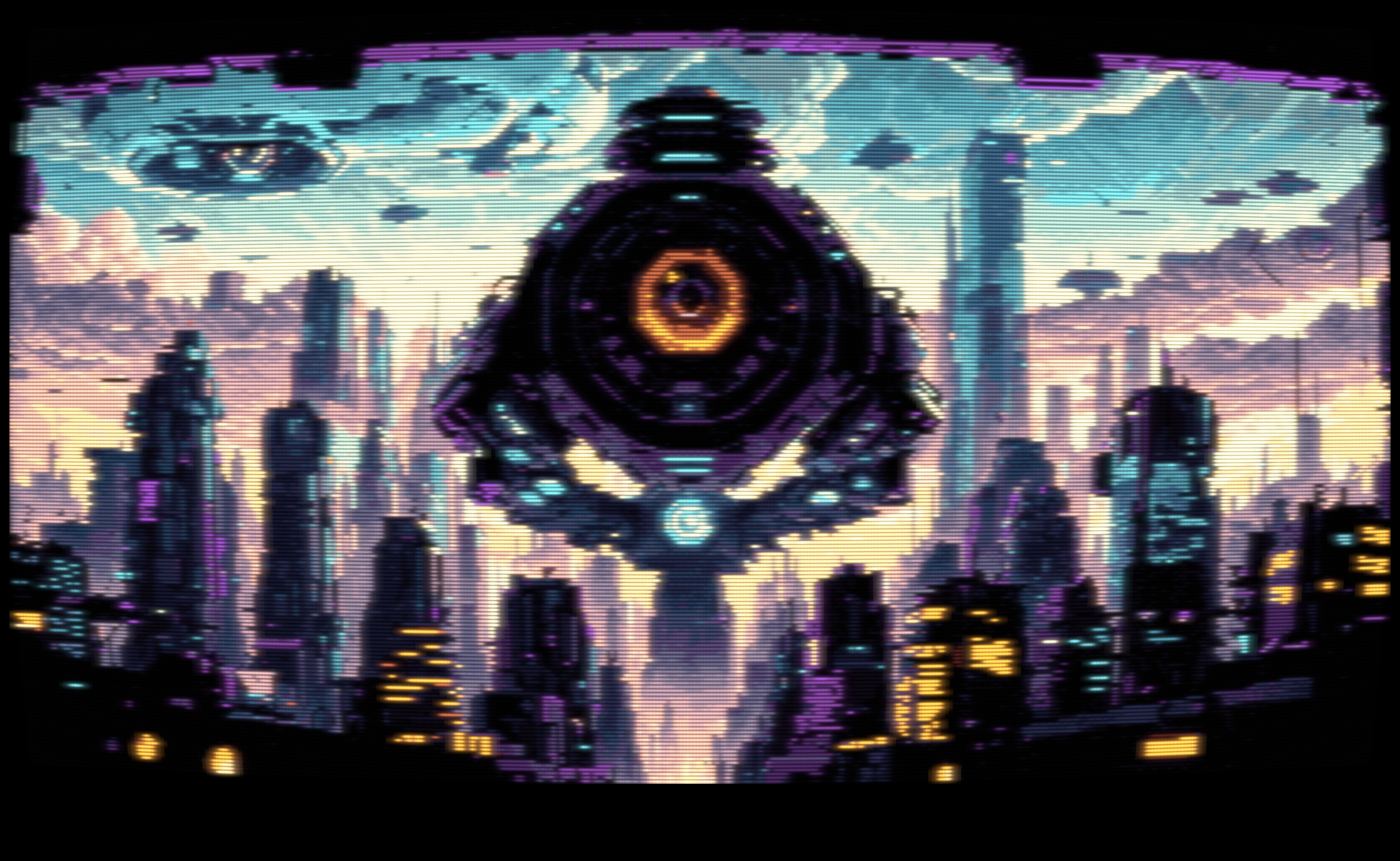 סימטריה וקווי רקיע: יצירת יופי אדריכלי בפיקסלים