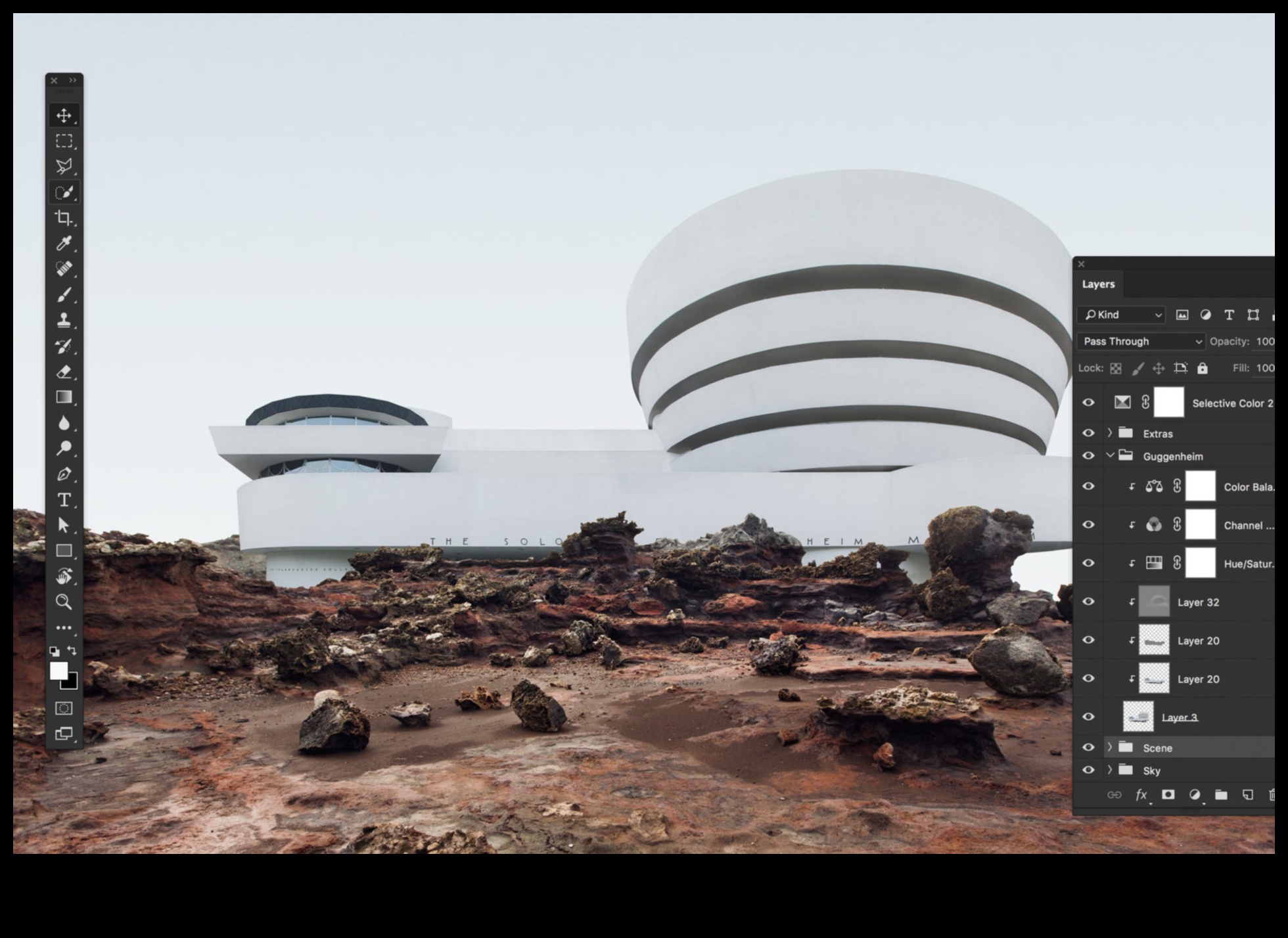 אורות עיר, מצלמה, פעולה: יצירת יופי אדריכלי בפיקסלים