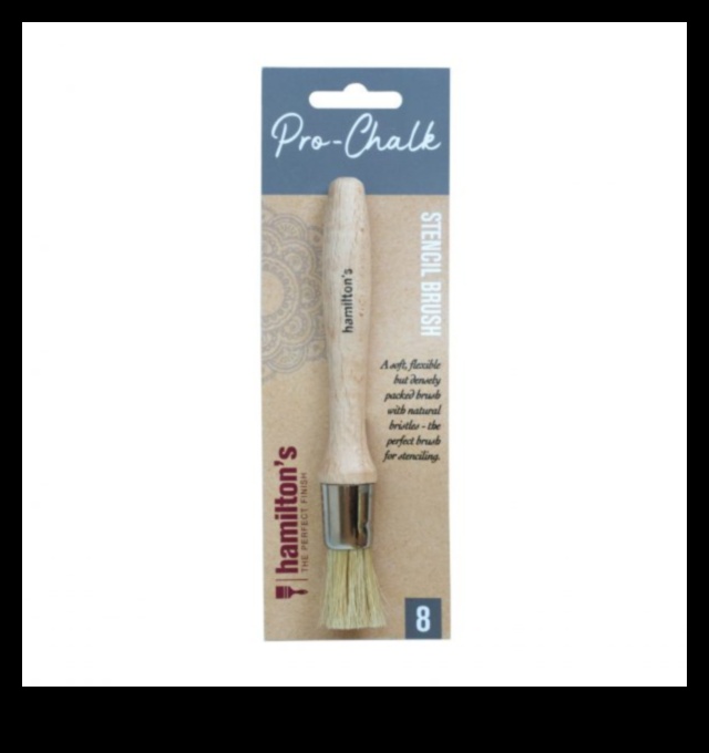 אומנות שבלונות מברשת: השגת עיצובים מורכבים עם כלים מיוחדים