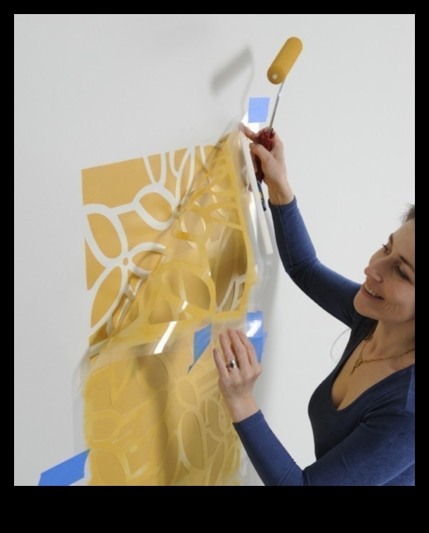 אומנות שבלונות מברשת: השגת עיצובים מורכבים עם כלים מיוחדים