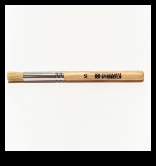 אומנות שבלונות מברשת: השגת עיצובים מורכבים עם כלים מיוחדים