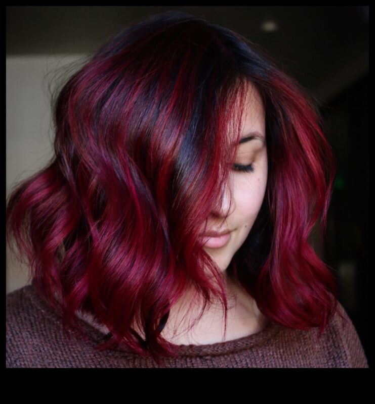 בטחון ארגמן: תסרוקות אדומות וערמוניות להצהרות אופנה נועזות