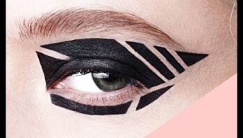 מגמות אייליינר: ניסויים בעיצובים גיאומטריים ומופשטים