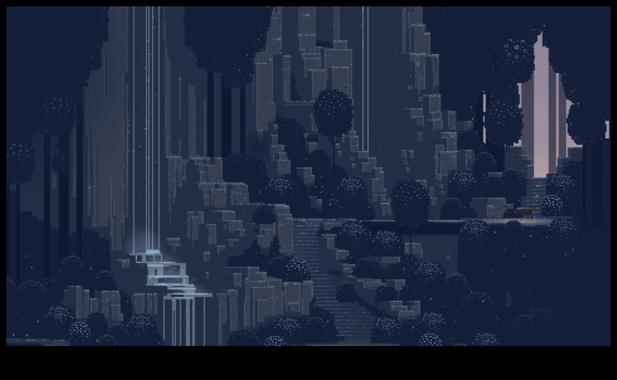 סימטריה וקווי רקיע: יצירת יופי אדריכלי בפיקסלים